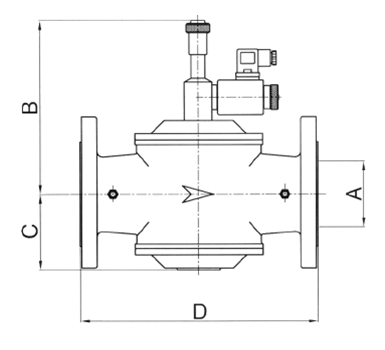 Нормально закрытый электромагнитный клапан с ручным взводом Giuliani Anello EV80/6B Нормально закрытый электромагнитный клапан с ручным взводом Giuliani Anello EV80/6B