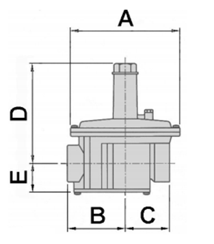 Регулятор давления  Giuliani Anello     FSD50/CE
