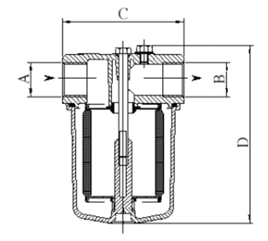 Стандартный  жидкотопливный фильтр  Giuliani Anello     70312/0015AP